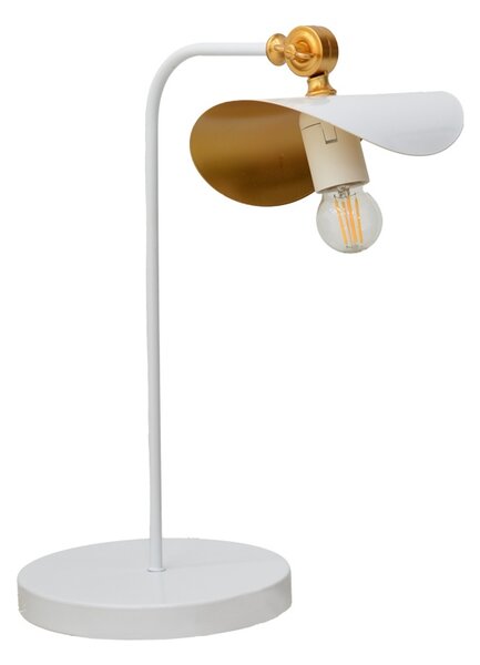 Lampa de masa Curve, Alb, 30x30x25 cm