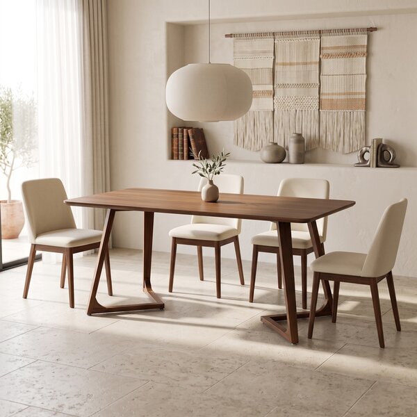 Masa dining Pendra, Nuc, 90x160x75 cm