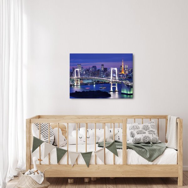 Tablou metropolei nocture (70x50 cm)