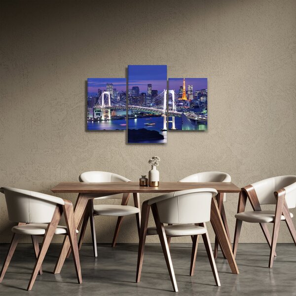 Tablou metropolei nocture (90x60 cm)