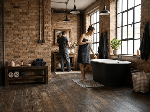 Prosop EMBORIA 70x140 cm negru, 100% bumbac