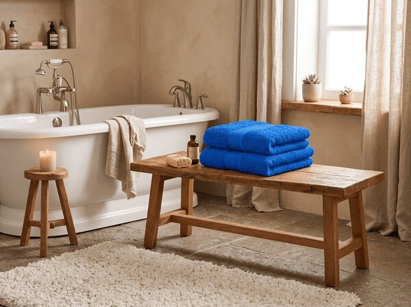Prosop EMBORIA 70x140 cm albastru, 100% bumbac
