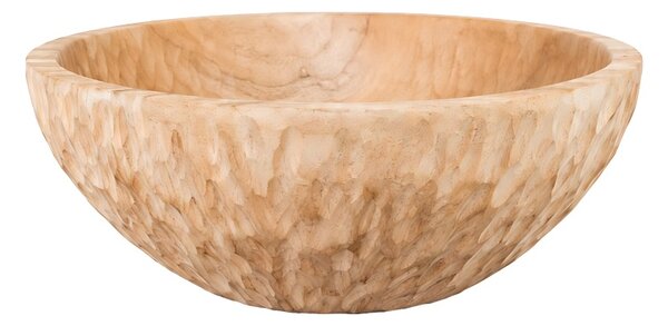 Bol decorativ Feldo, Natural, 30x30x10 cm
