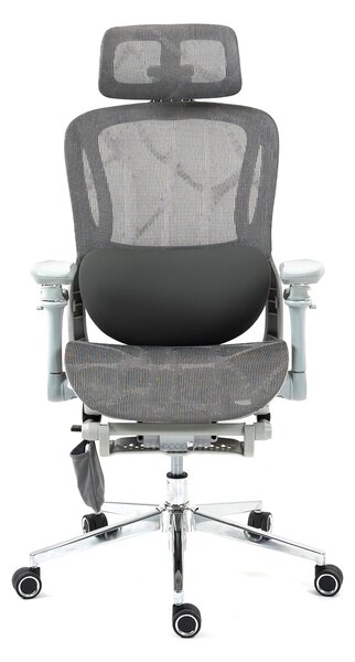 RESIGILAT- RHYTHM PRO Scaun ergonomic cu funcție Rhythm, sezut Translatie, cotiere 6D, Suport lombar ajustabil, Mesh, Gri