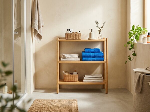 Prosop EMBORIA 50x100 cm albastru, 100% bumbac