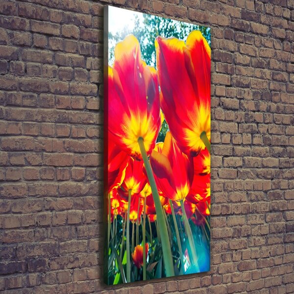 Imprimare tablou canvas lalele rosii