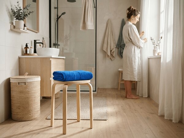 Prosop EMBORIA 50x100 cm albastru, 100% bumbac