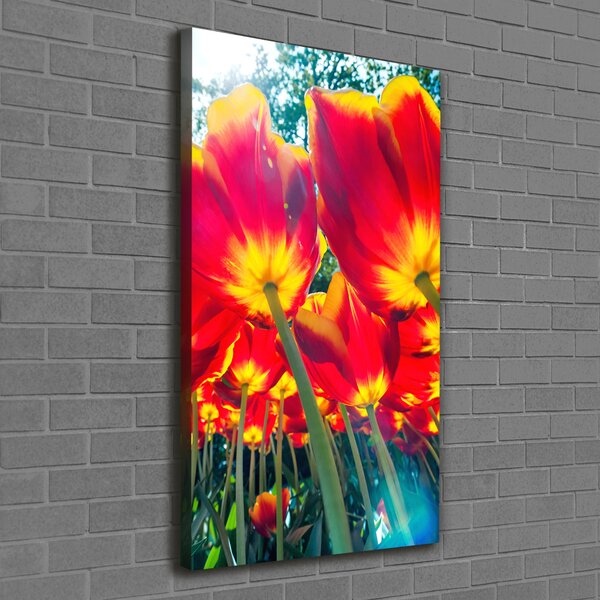 Imprimare tablou canvas lalele rosii