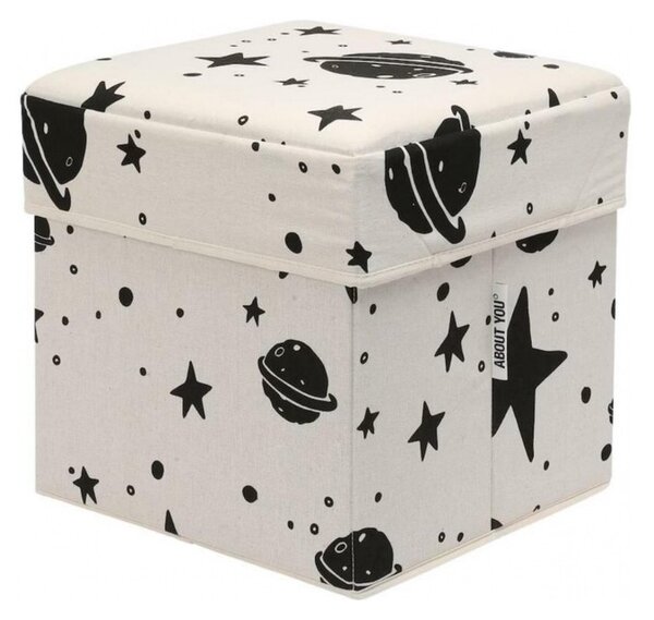 Cutie de depozitare/taburet ABOUT YOU UNIVERSE 34 x 40 cm, modelat