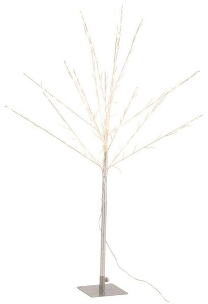Brad de Craciun luminos SILVER GLOW 56×56×100 cm, argintiu