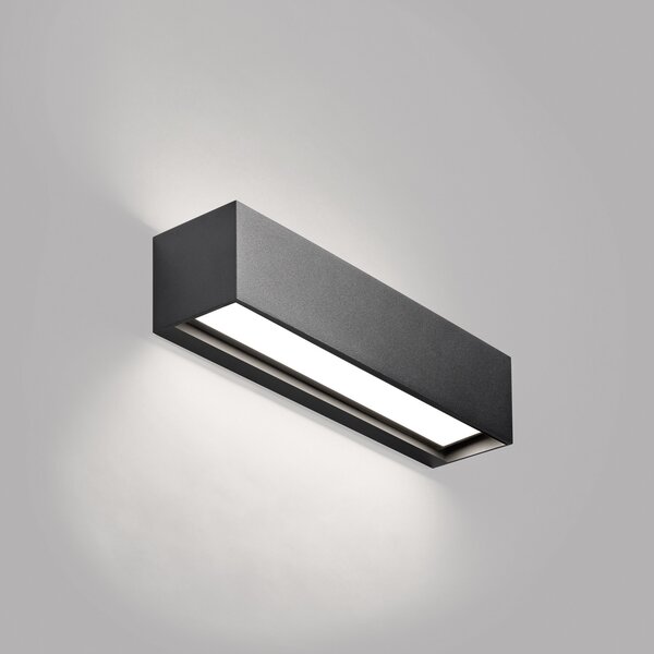 Lampă de perete LIGHT-POINT, Linea W2, reglabil, Negru, Camera de zi, Aluminiu, Design