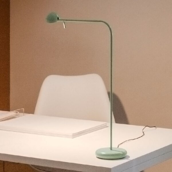 Lampă de masă Vibia, Pin, Verde, Studiu / Birou, Metal, Modern