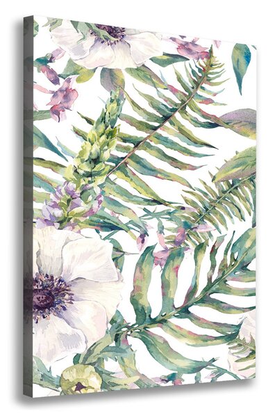 Tablou pe pânză canvas frunze tropicale