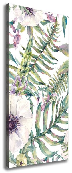 Tablou pe pânză canvas frunze tropicale