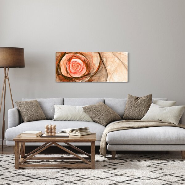 Tablou - Trandafir sufletului artistic (120x50 cm)