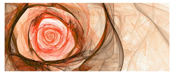 Tablou - Trandafir sufletului artistic (120x50 cm)