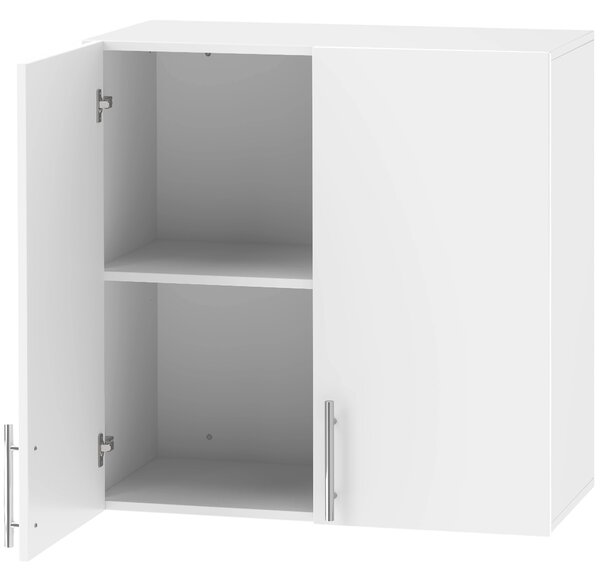HOMCOM Dulap suspendat pentru baie cu 2 uși, alb, 60 x 31 x 60 cm | Aosom Romania
