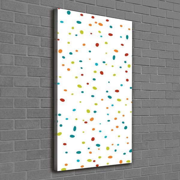 Tablou pe pânză canvas puncte colorate
