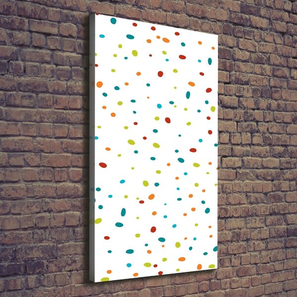 Tablou pe pânză canvas puncte colorate
