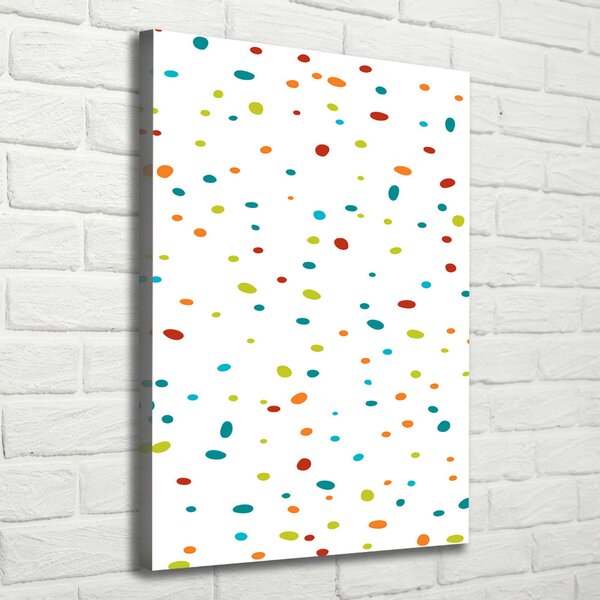Tablou pe pânză canvas puncte colorate