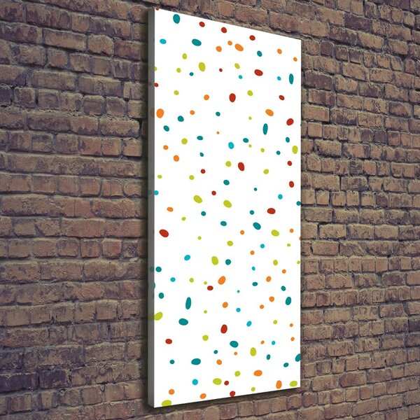 Tablou pe pânză canvas puncte colorate