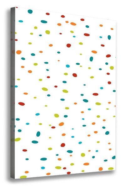 Tablou pe pânză canvas puncte colorate