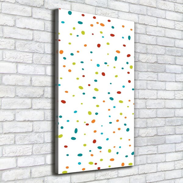 Tablou pe pânză canvas puncte colorate