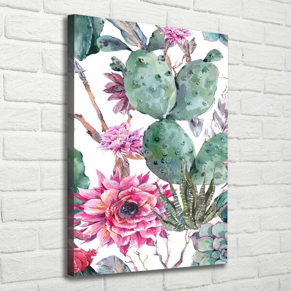 Print pe canvas cactuși