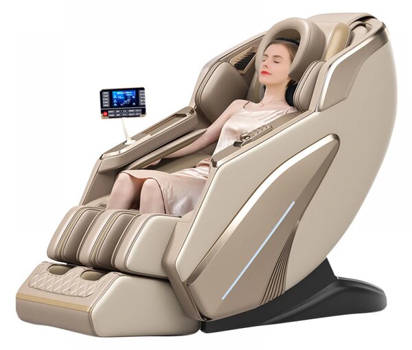 PRIMUS ULTRA PREMIUM Fotoliu de masaj 3D – relaxare inteligentă, la tine acasă - Scanare automata, AI Voice,încărcare wireless telefon, Incalzire, Zero Gravity, difuzoare Bluetooth, controler rapid