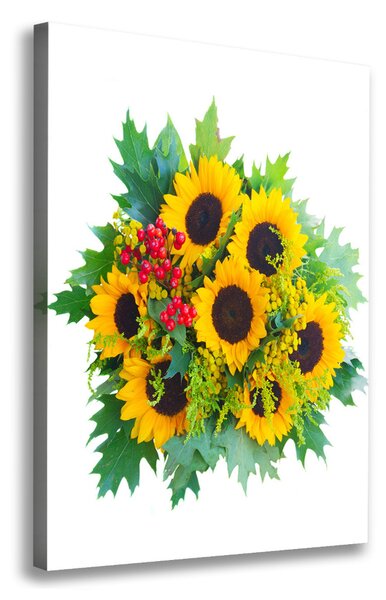 Tablou pe pânză canvas buchet de floarea-soarelui