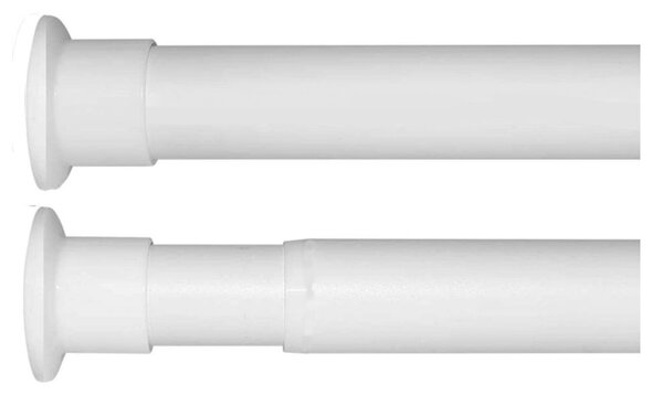 Bara perdea dus 120-200cm, extensibila, fixare in lateral fara suruburi (Lungime: 120 -200 cm)