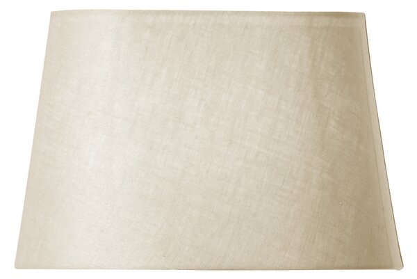 Abajur oval Basic, bej, lungime 26 cm Watt & Veke, Basic oval, Bej, Țesătură / Textil, Design