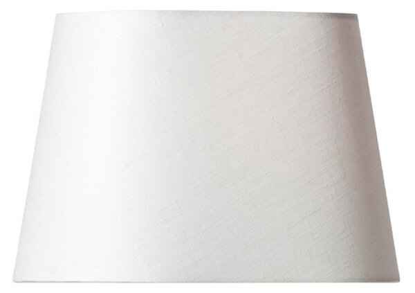 Abajur oval Basic, alb, lungime 23 cm Watt & Veke, Basic oval, Alb, Țesătură / Textil, Design