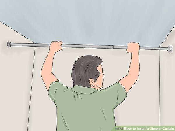 Bara perdea dus, extensibila, fixare rapida cu ventuze (Material: Metal, Tip produs: Bara dus, Lungime: 75 - 125 cm)