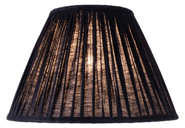 Abajur Ella, negru, Ø 33 cm, in – Watt & Veke Watt & Veke, Ella, Negru, Țesătură / Textil, Design