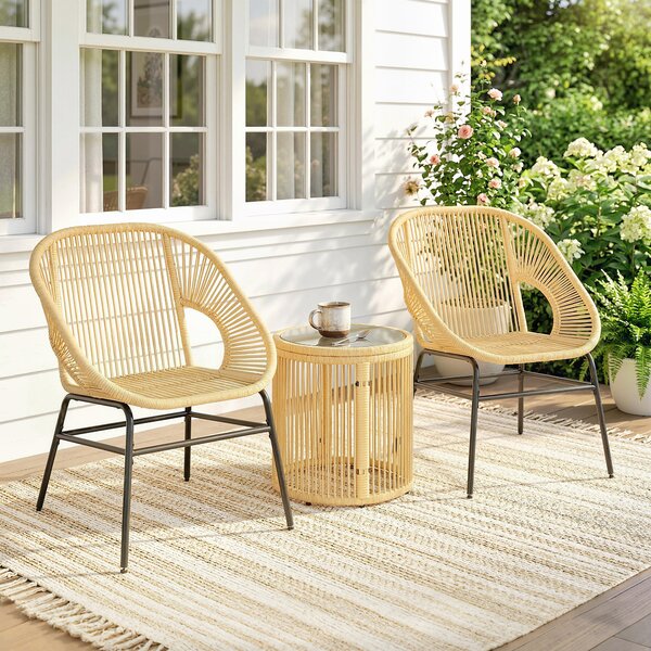 Outsunny bistro mobilier ratan polyrattan | Aosom Romania