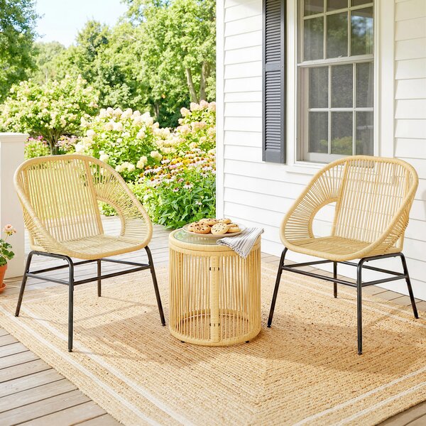 Outsunny bistro mobilier ratan polyrattan | Aosom Romania