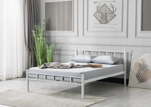 Cadru de pat metalic 160 cm*200 cm,Loft