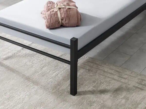 Cadru de pat metalic 160 cm*200 cm,Loft