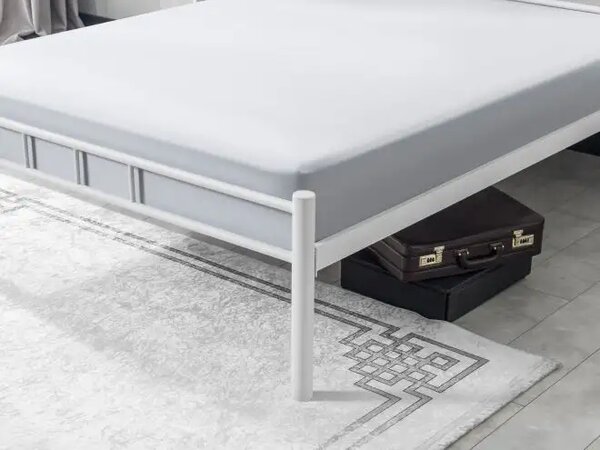 Cadru de pat metalic 1 persoana 120 cm*200 cm,Platinium