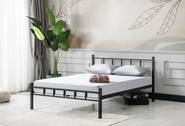 Cadru de pat metalic 160 cm*200 cm,Loft