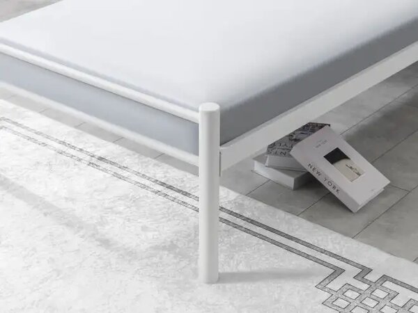 Cadru de pat metalic 1 persoana 120 cm*200 cm,Platinium