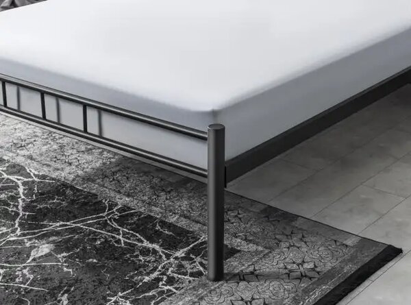 Cadru de pat metalic 1 persoana 120 cm*200 cm,Platinium