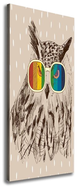 Tablou canvas Owls ochelari