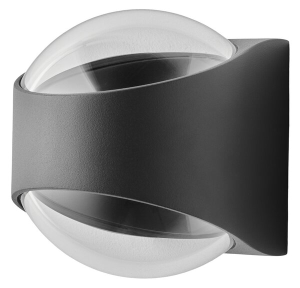 Lămpi de exterior LOOM DESIGN, Saga, Negru, Terasă, Aluminiu, Modern