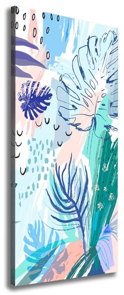 Tablou pe pânză canvas frunze tropicale