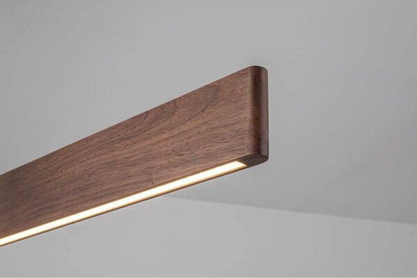 Lampă suspendată Flora P150, maro nuc, 150 cm - Antidark