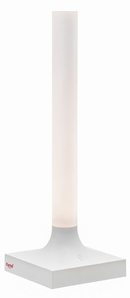 Lampă de masă Kartell, Goodnight, reglabil, Alb, Camera de zi, Plastic, Design