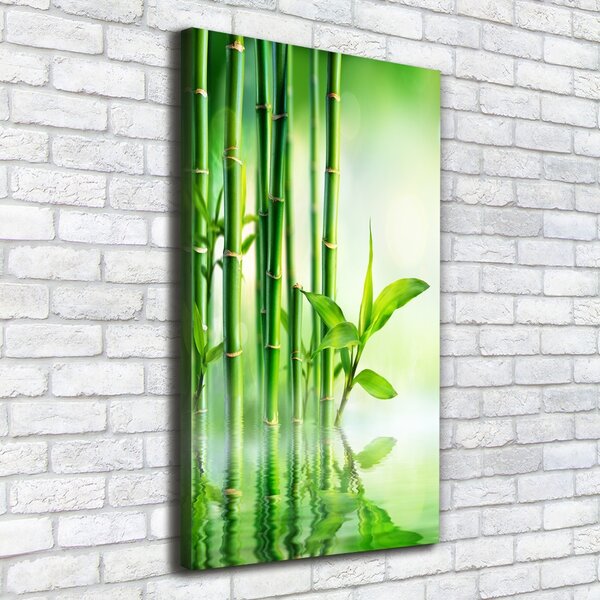 Tablou canvas Bamboo în apă