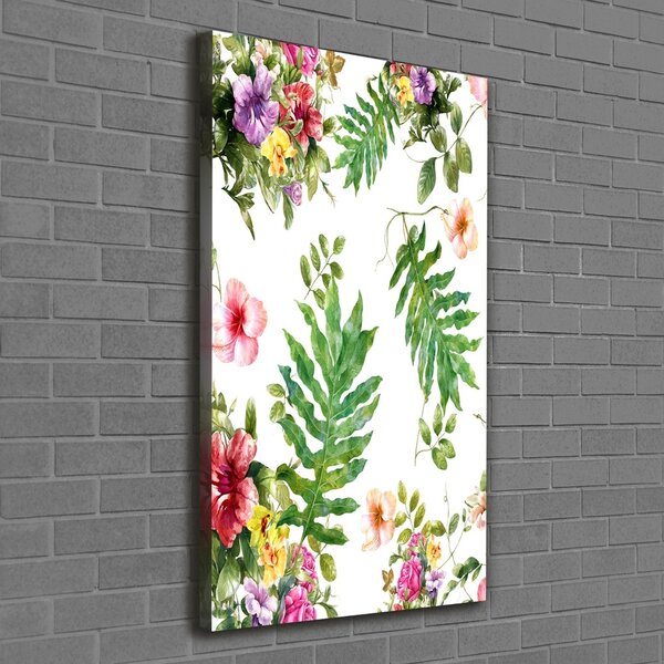 Tablou canvas flori tropicale